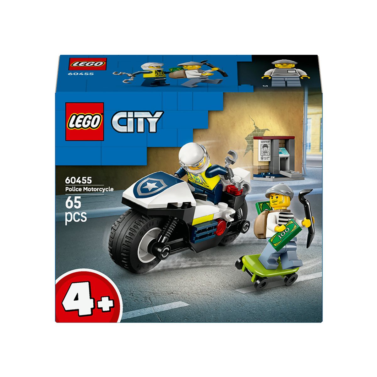 레고(LEGO) 레고 시티 60455 경찰 바이크 추격 [레고공식]