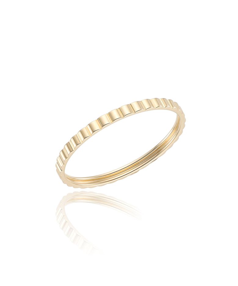 라운드 컷팅 14K 골드 반지 LRS25062G