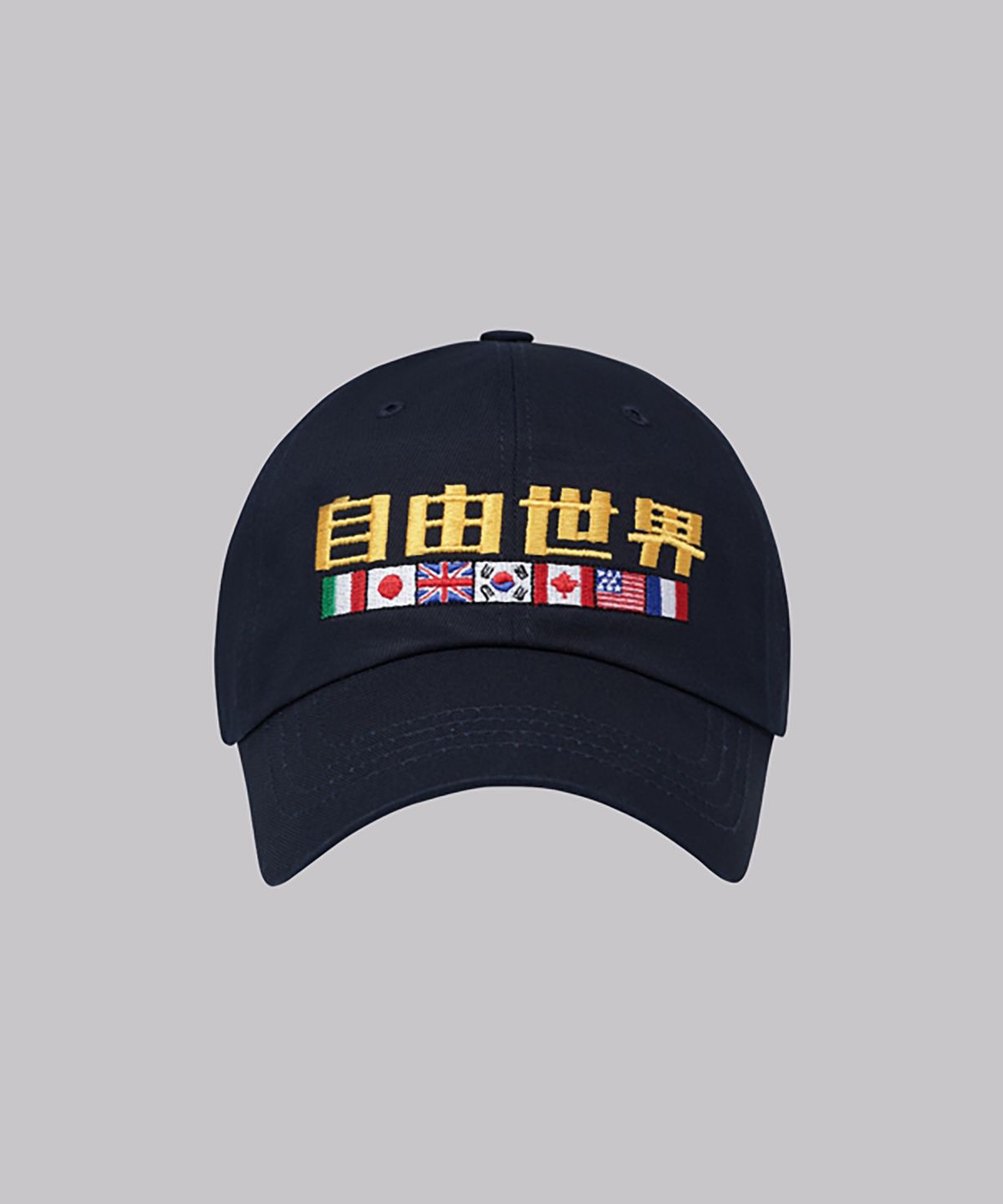 코너블레스(CORNERBLESS) FREE WORLD NAVY CAP