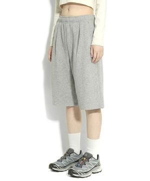 에이펀 원턱 와이드핏 반바지 그레이