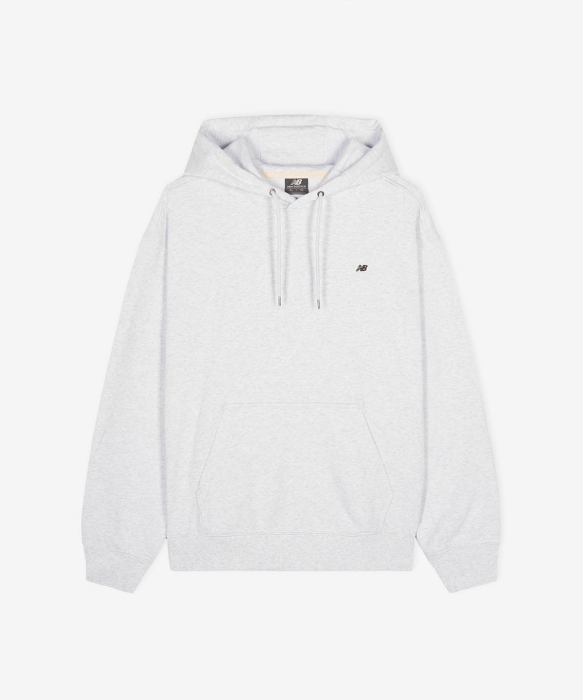 뉴발란스(NEW BALANCE) NBN0G11203 / UNI 에센셜 스몰로고 후드티 (LIGHT GRAY)
