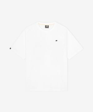 NBNEG21203 / UNI 에센셜 스몰로고 반팔티 (WHITE)