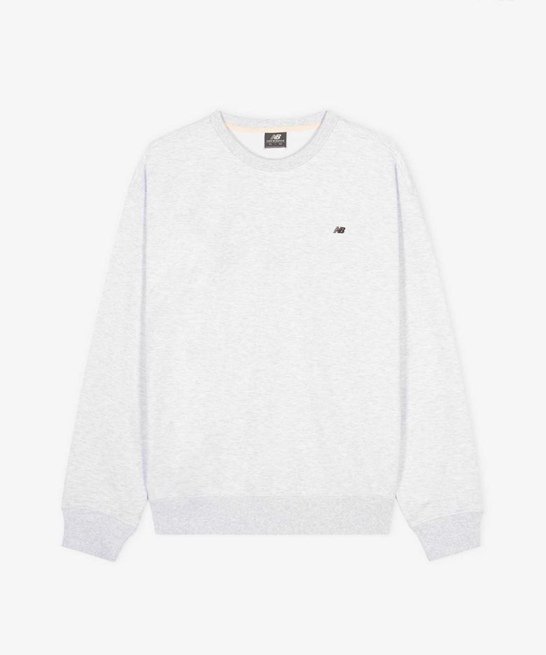 NBNCG11203 / UNI 에센셜 스몰로고 맨투맨 (LIGHT GRAY)