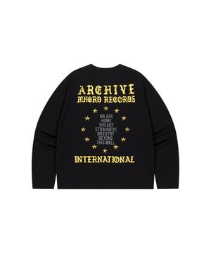STAR ARCHIVE LS TEE BLACK(MG2GSMT566A)