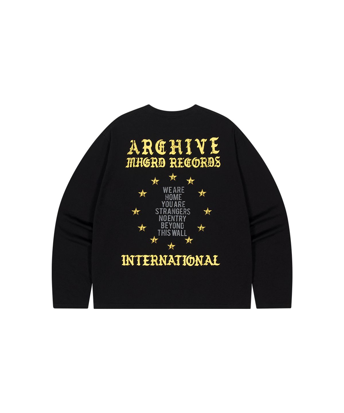 마하그리드(MAHAGRID) STAR ARCHIVE LS TEE BLACK(MG2GSMT566A)