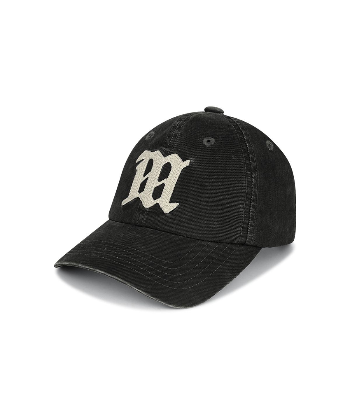 마하그리드(MAHAGRID) VINTAGE WASHED M BALL CAP BLACK(MG2GSMAB35A)