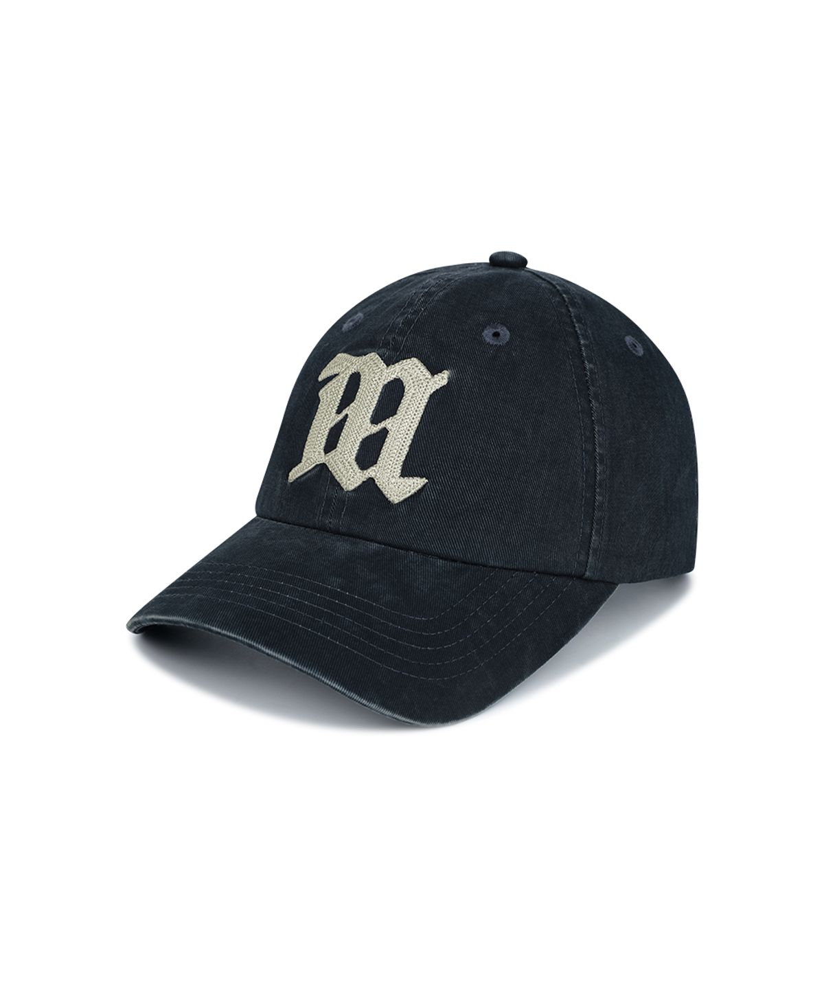 마하그리드(MAHAGRID) VINTAGE WASHED M BALL CAP NAVY(MG2GSMAB35A)