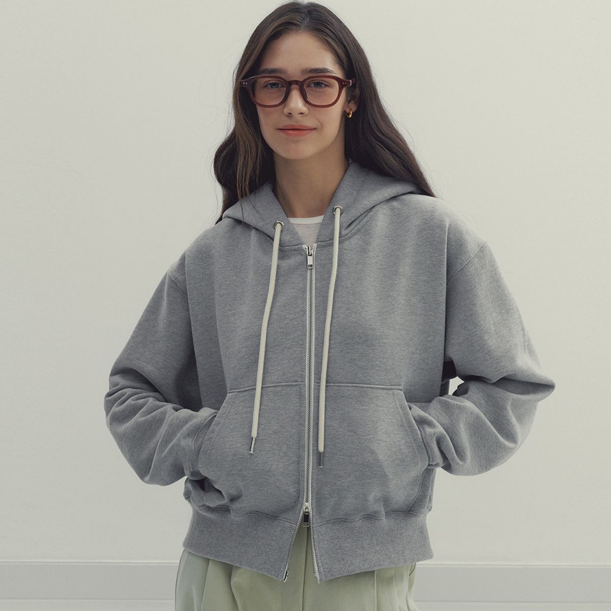 브링마이띵즈(BRINGMYTHINGS) 모스트 후드 집업_gray