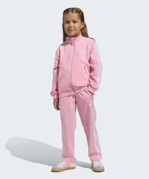 아디다스 X 디즈니 엘리스 파이어버드 트랙 수트 키즈 - 핑크 / KE9978