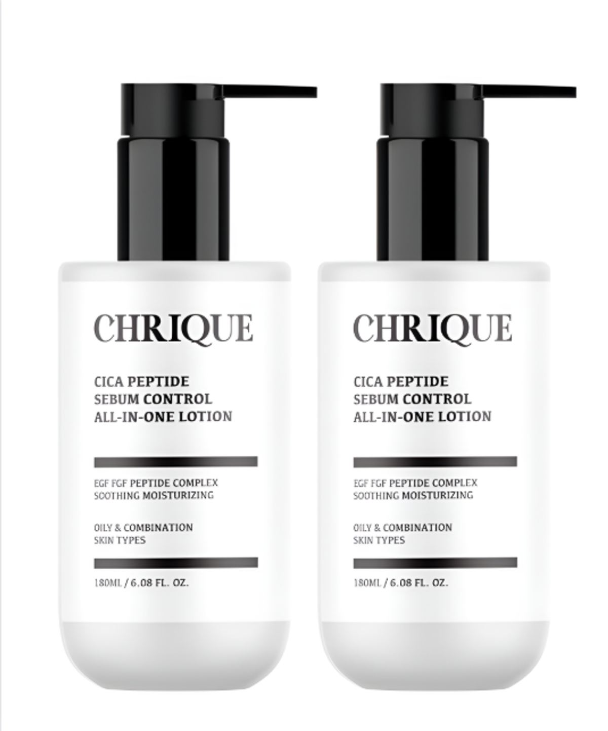 크리크(CHRIQUE) 크리크 시카 펩타이드 피지 컨트롤 올인원 로션 180ml 2개