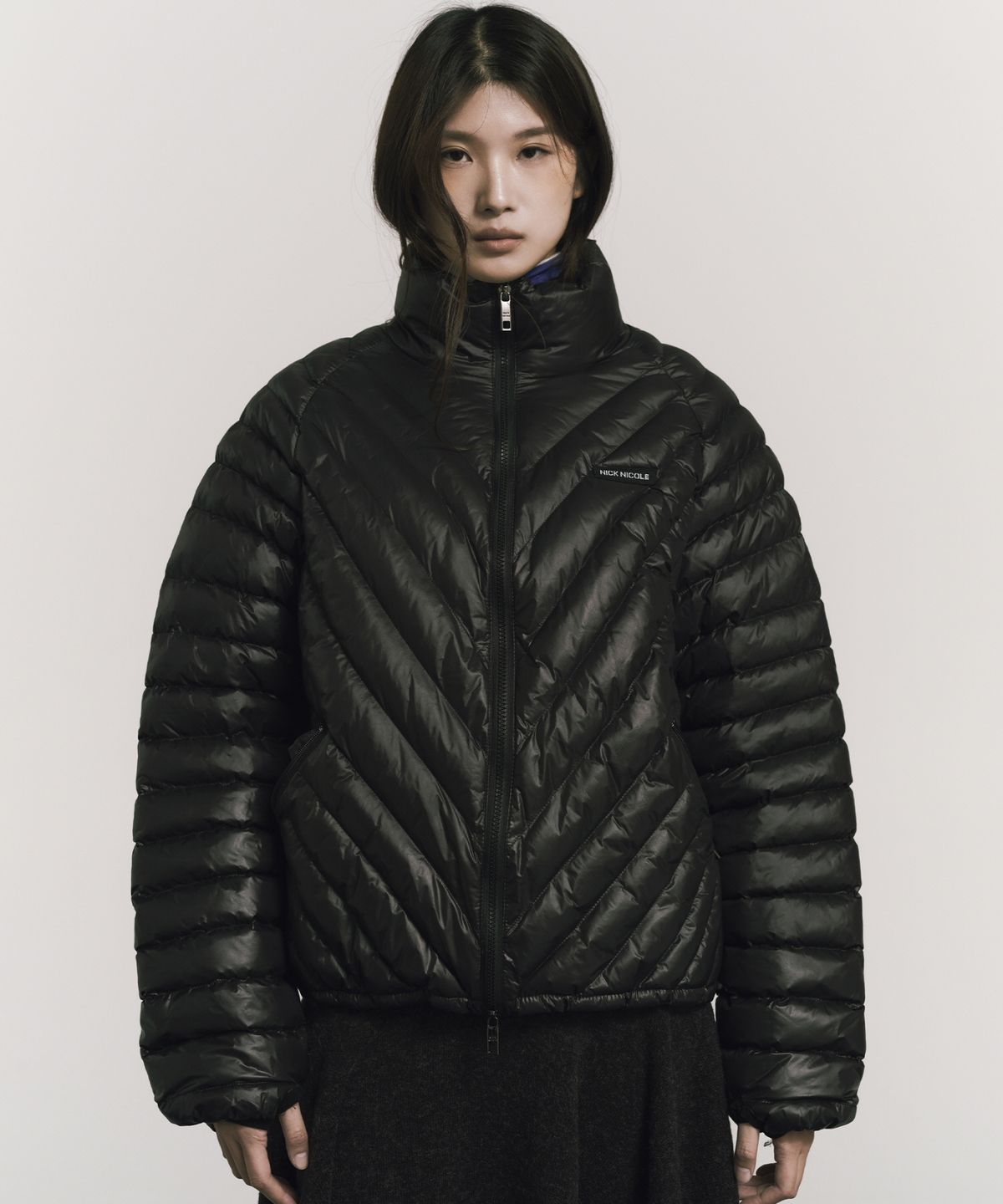 닉앤니콜(NICK&NICOLE) NICOLE LIGHT WEIGHT PADDING_BLACK
