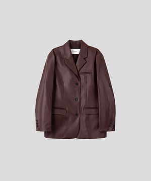 모던 스킨 블레이저 [버건디]