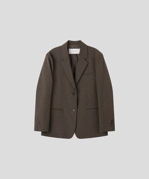 에센셜 릴랙스 핏 자켓 [브라운]