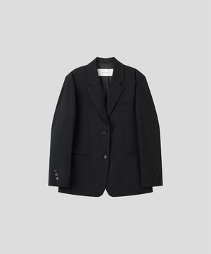 에센셜 릴랙스 핏 자켓 [블랙]