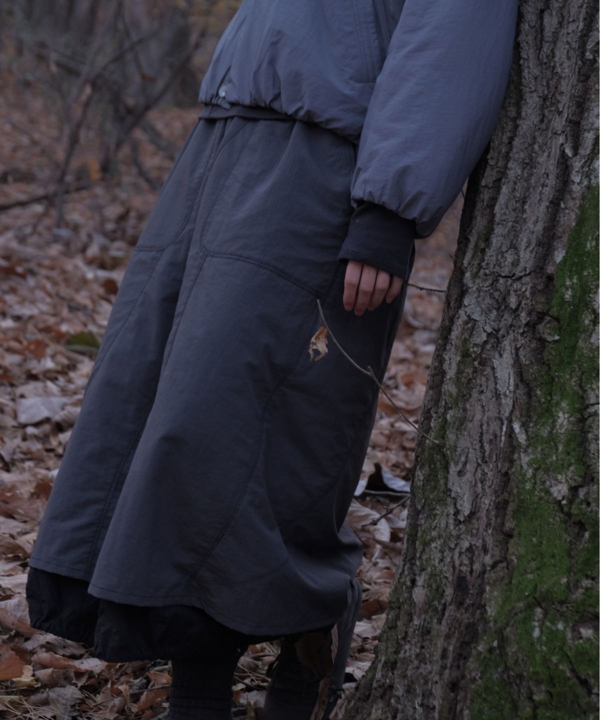 차마스포츠랩(CHAMASPORTSLAB) CSL_Ongi Reversible Skirts_Black