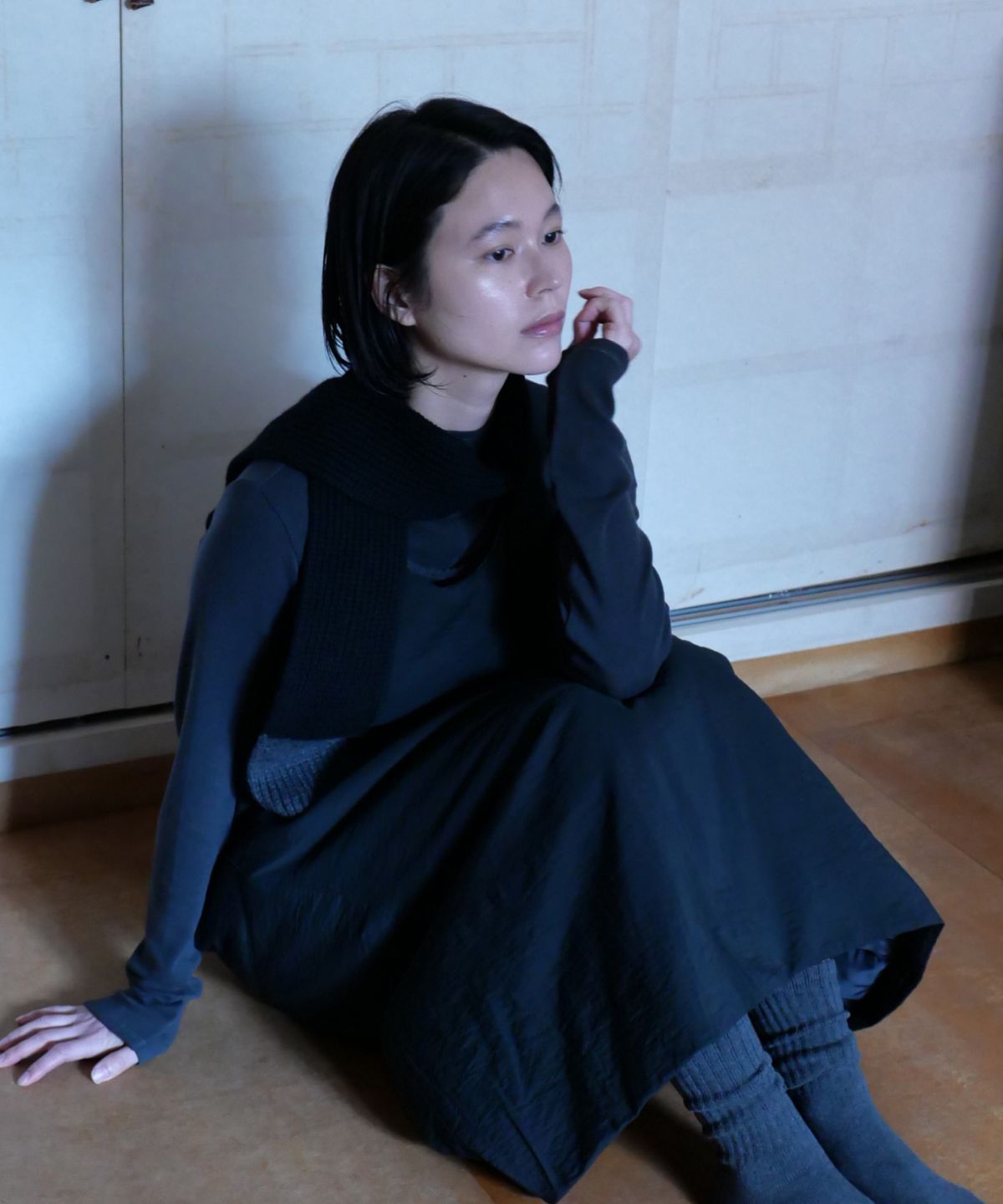 차마스포츠랩(CHAMASPORTSLAB) CSL_Ongi Padded Skirts_Black