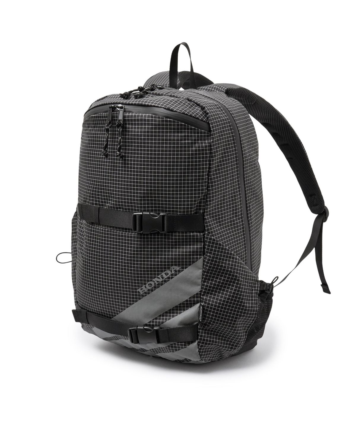 핍스 모터사이클(PHYPS MOTORCYCLE) Buckle Backpack Black