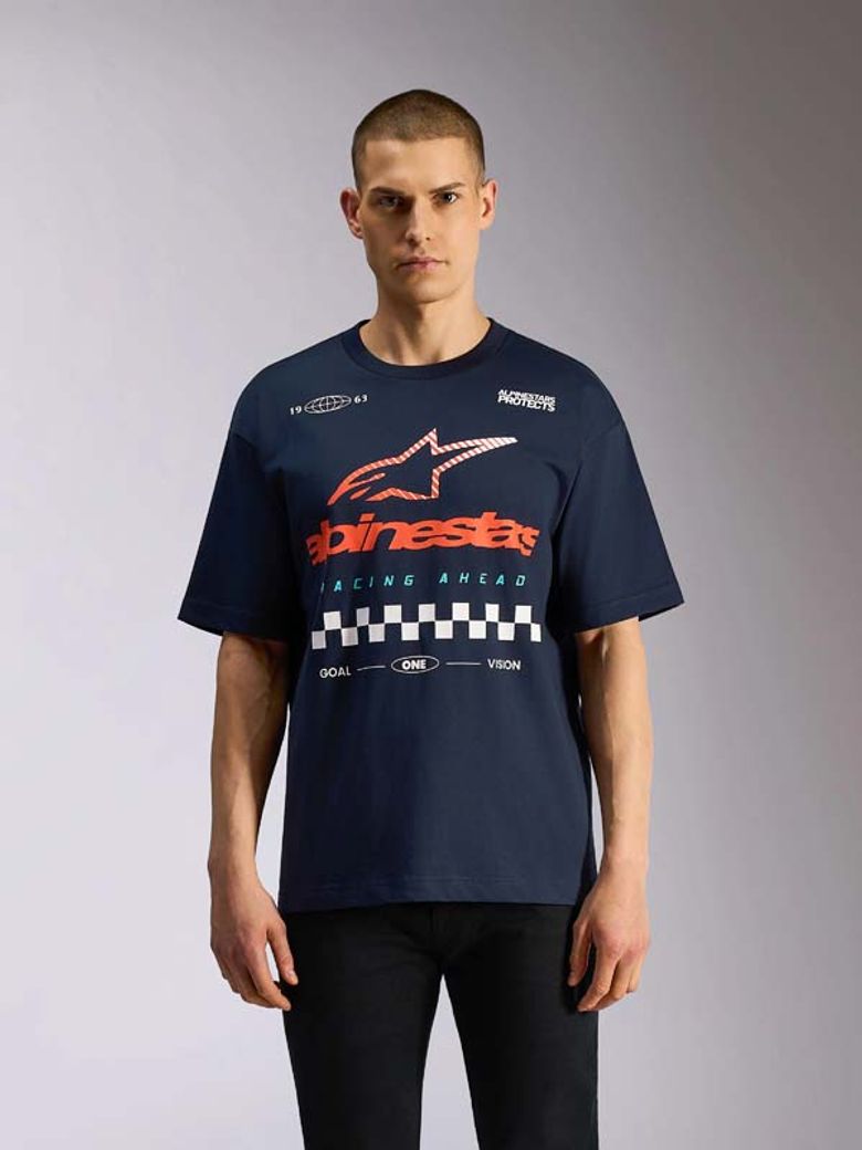 APLOMB OVERSIZED SS CSF TEE - NAVY
