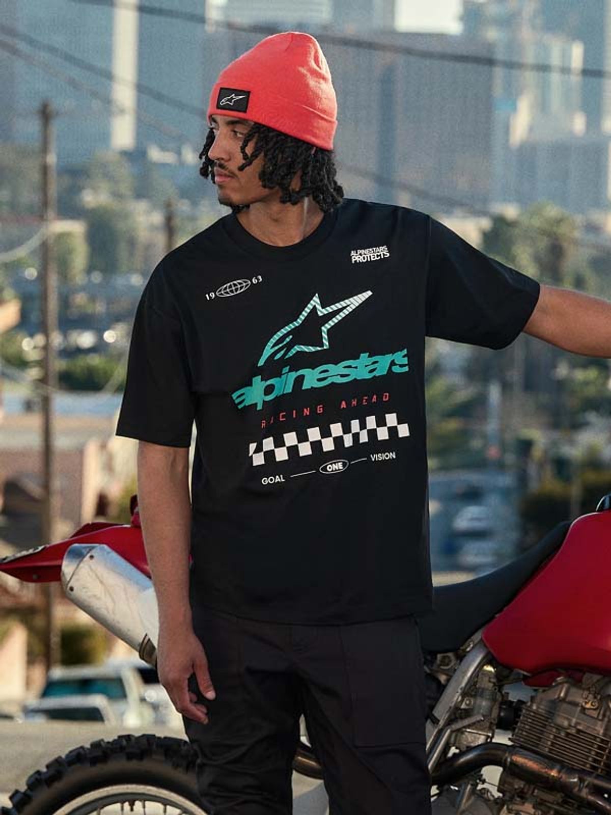 알파인스타즈(ALPINESTARS) APLOMB OVERSIZED SS CSF TEE - BLACK