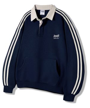 OG 럭비 카라 맨투맨 네이비 YMT-102