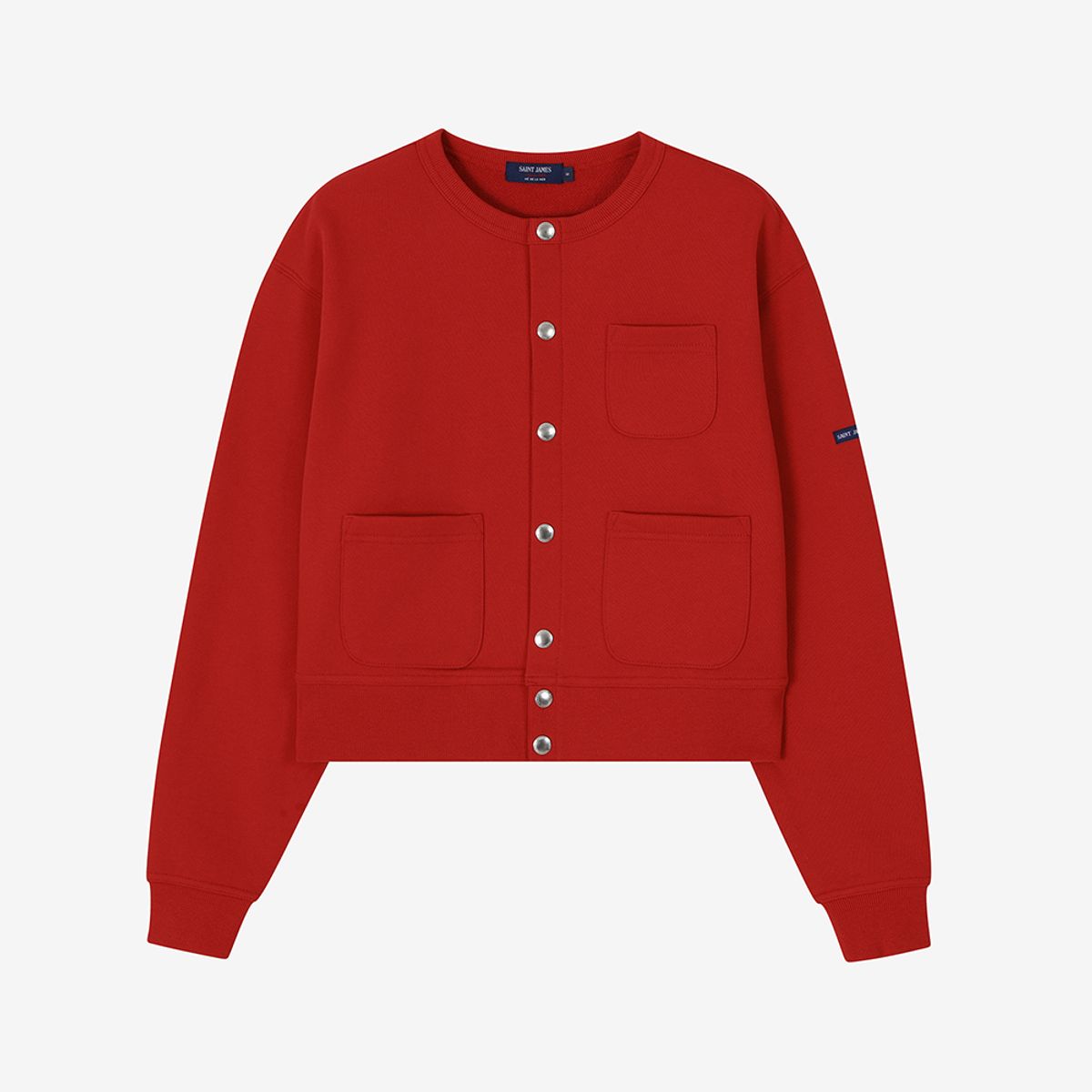 세인트제임스(SAINT JAMES) 봉봉 가디건 (RED) ASJF261KR04-RED