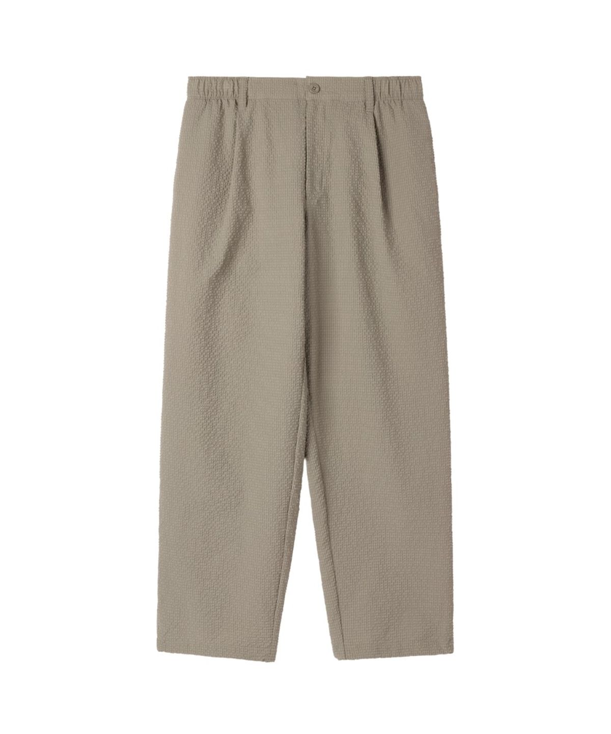브롬톤 런던(BROMPTON LONDON) SEERSUCKER BANDING TROUSERS - BEIGE (P262MPT180)