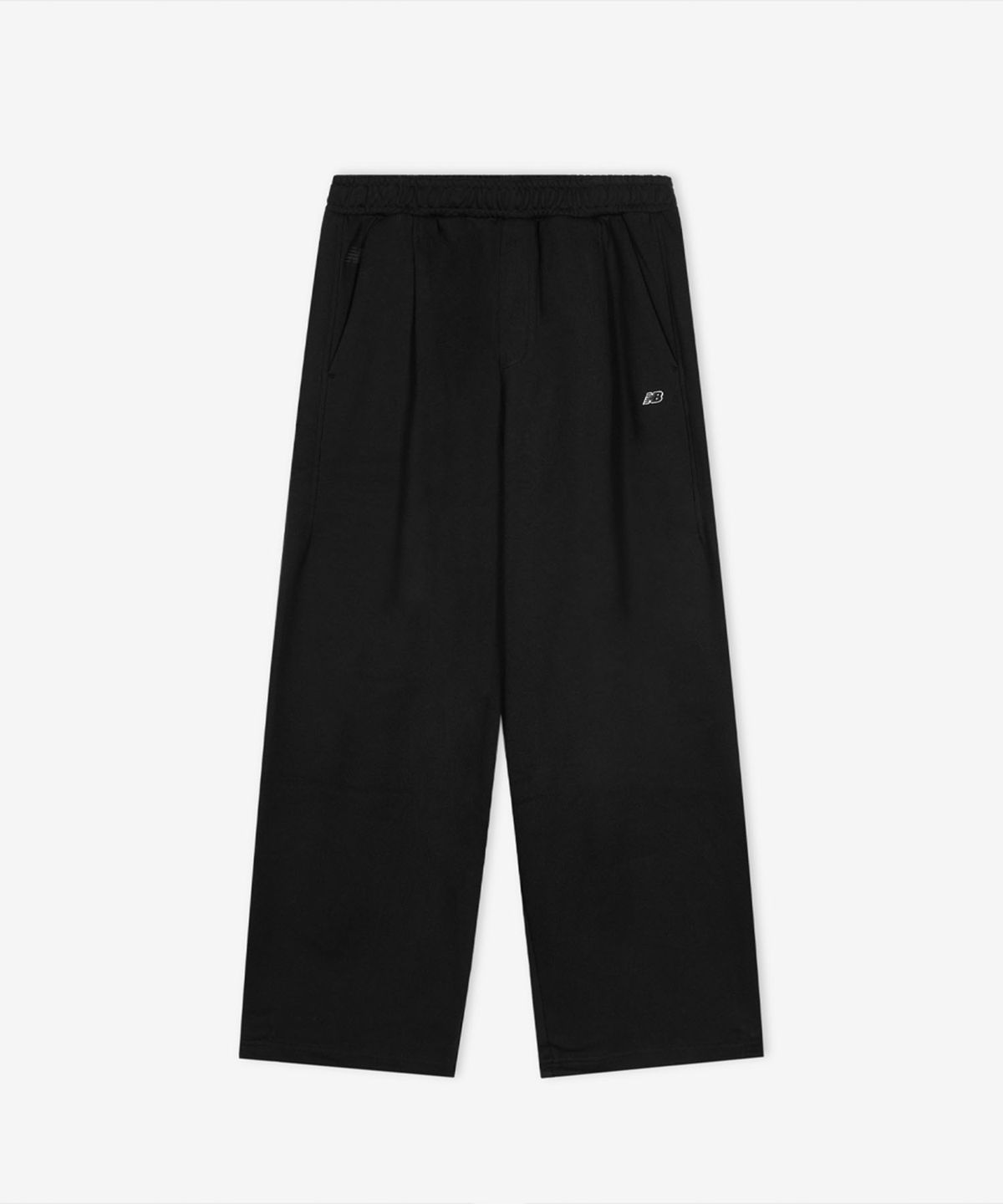 뉴발란스(NEW BALANCE) NBMLG11233 / UNI 에센셜 와이드 원턱 팬츠 (BLACK)