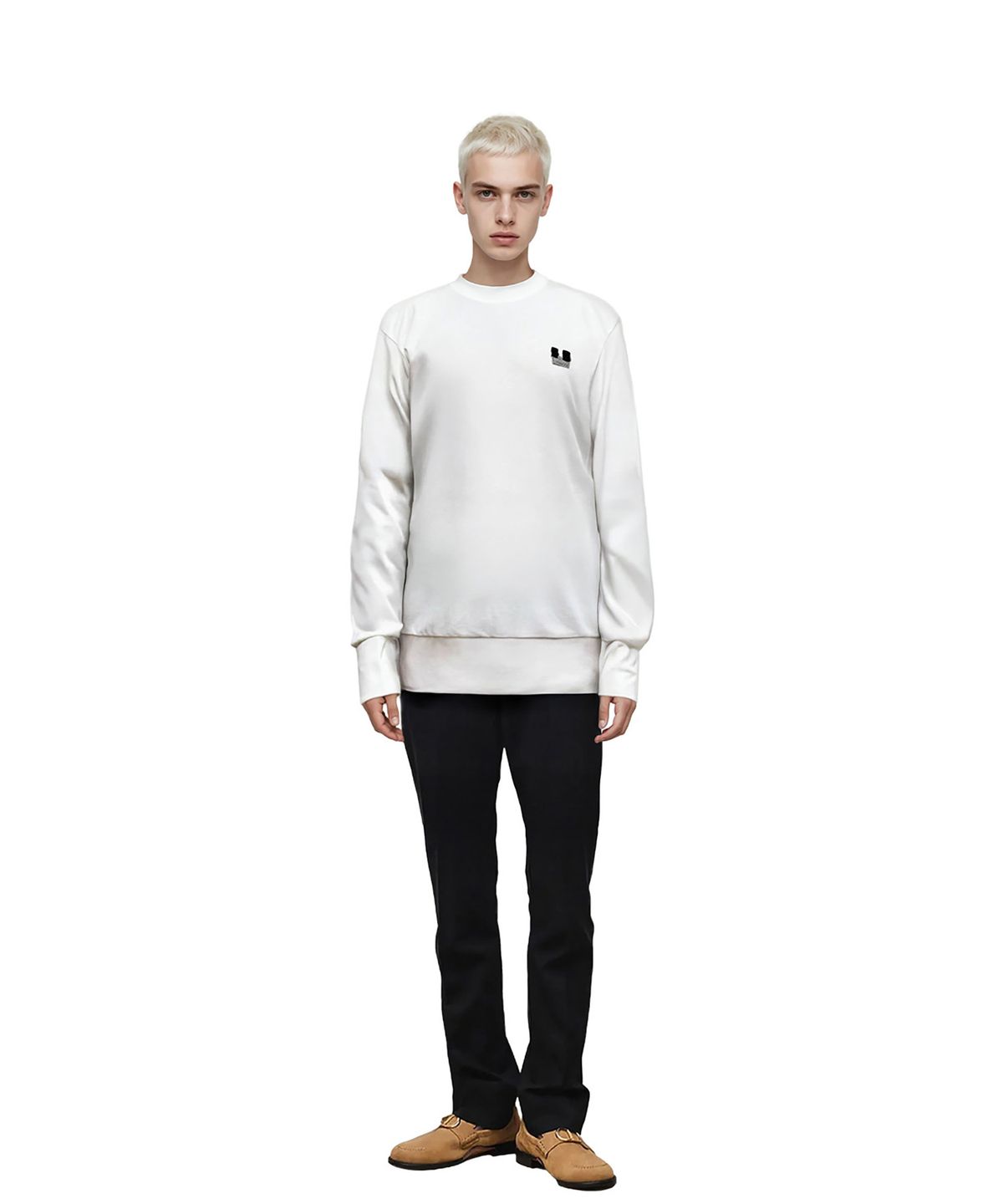 아플라프(AFLAF) M SWEATSHIRT 019 Essential WHITE