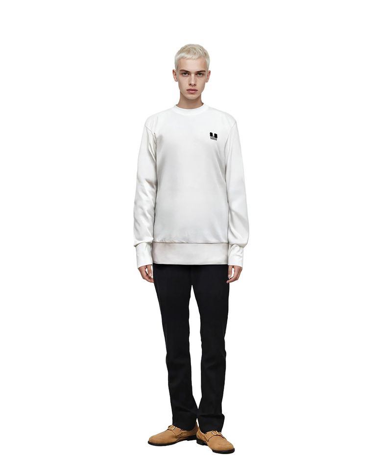 M SWEATSHIRT 019 Essential WHITE