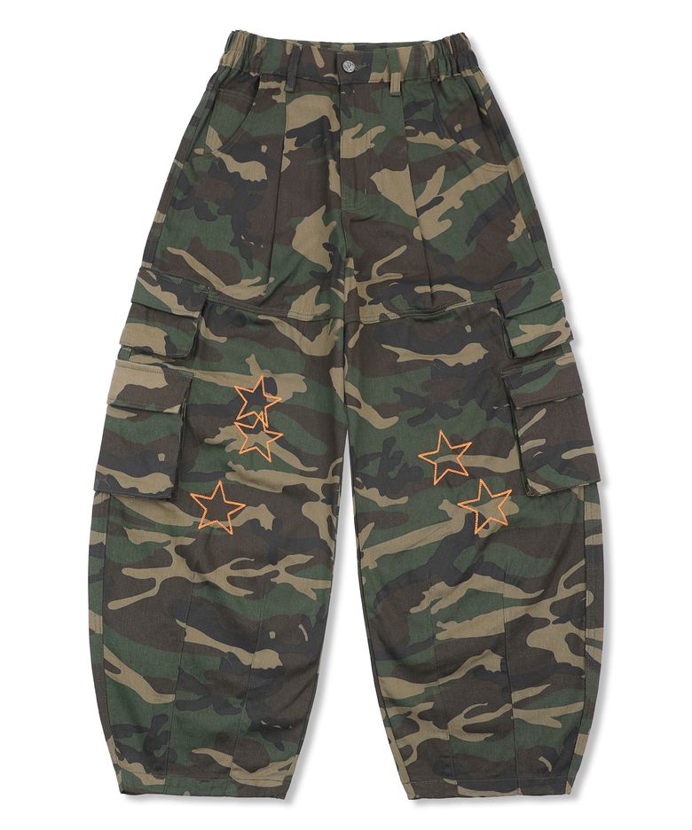 GP163 스타포인트 카모 카고 팬츠 (GREEN CAMO)