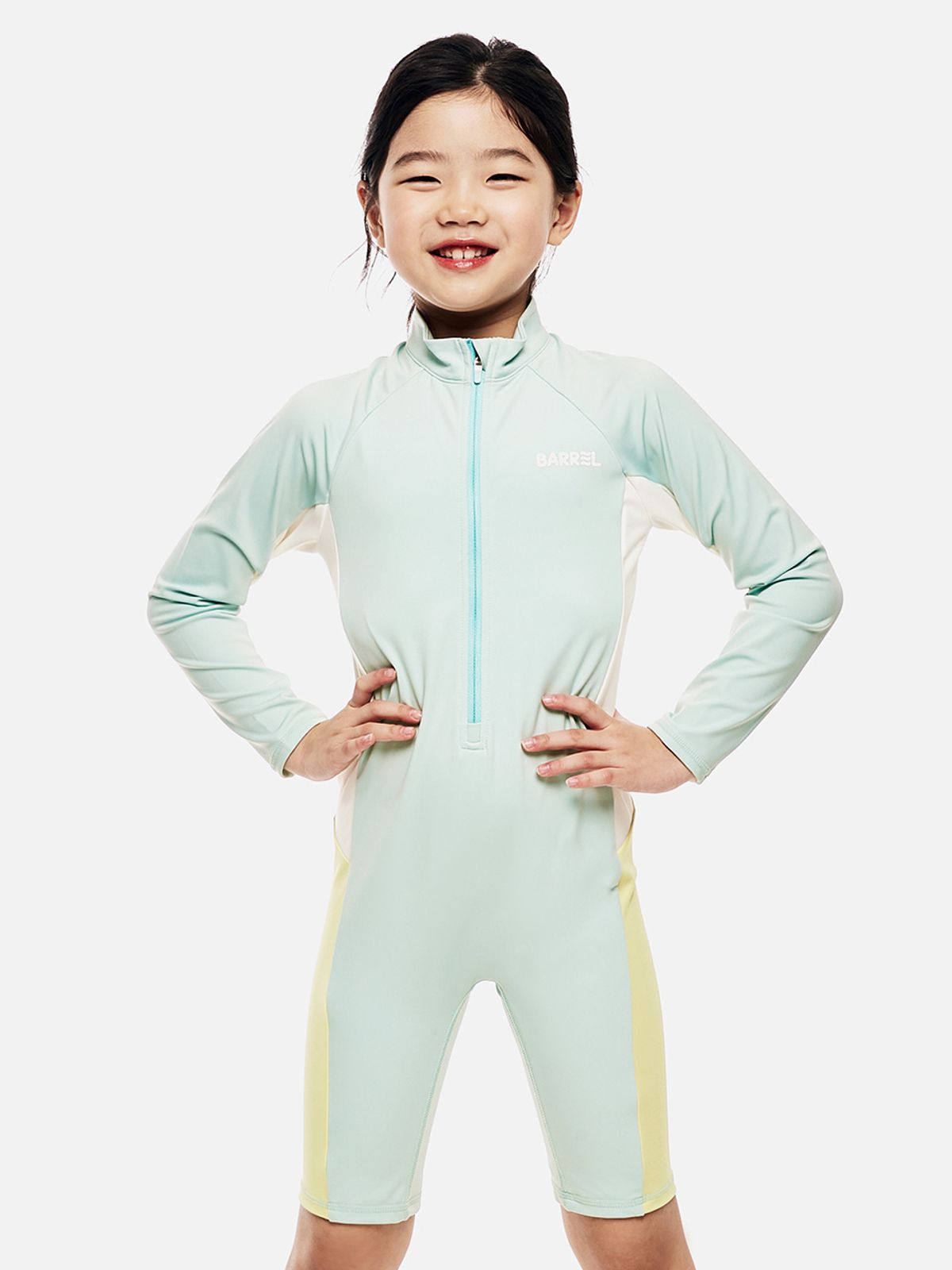 배럴(BARREL) 키즈 에센셜 래쉬슈트 풀민트 (B6SKWRS301FMT)