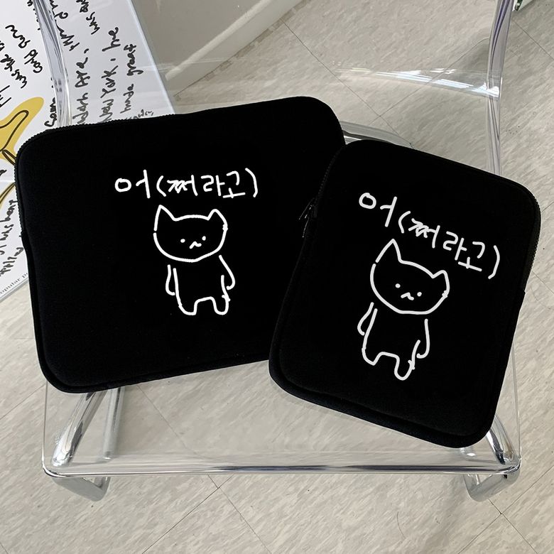 [withsome made]마라 고앵이 어쩌라고 아이패드 파우치