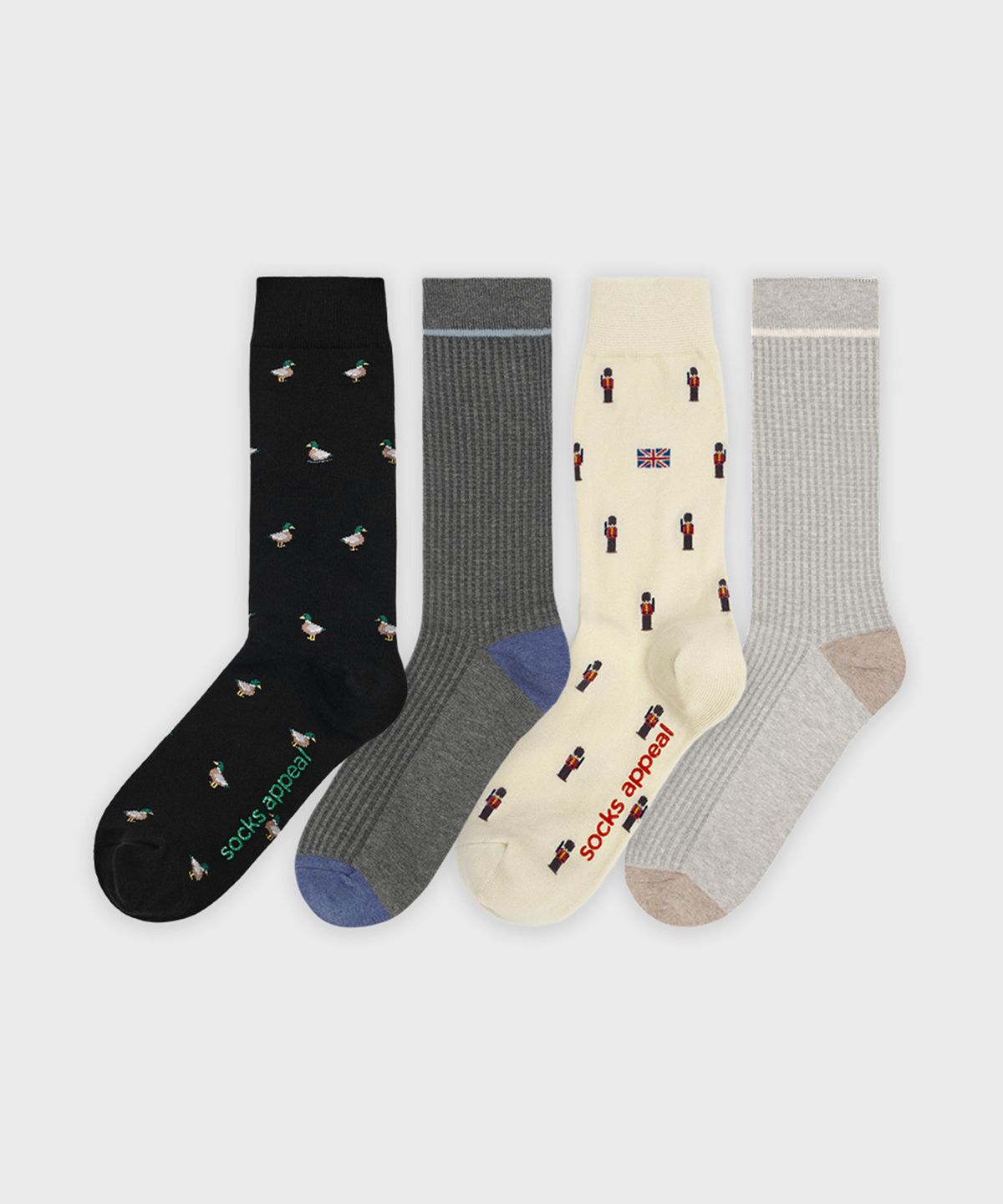 삭스어필(SOCKS APPEAL) MEN cotton 2pack SET