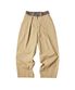 W CHECK CURVED PANTS [BEIGE]