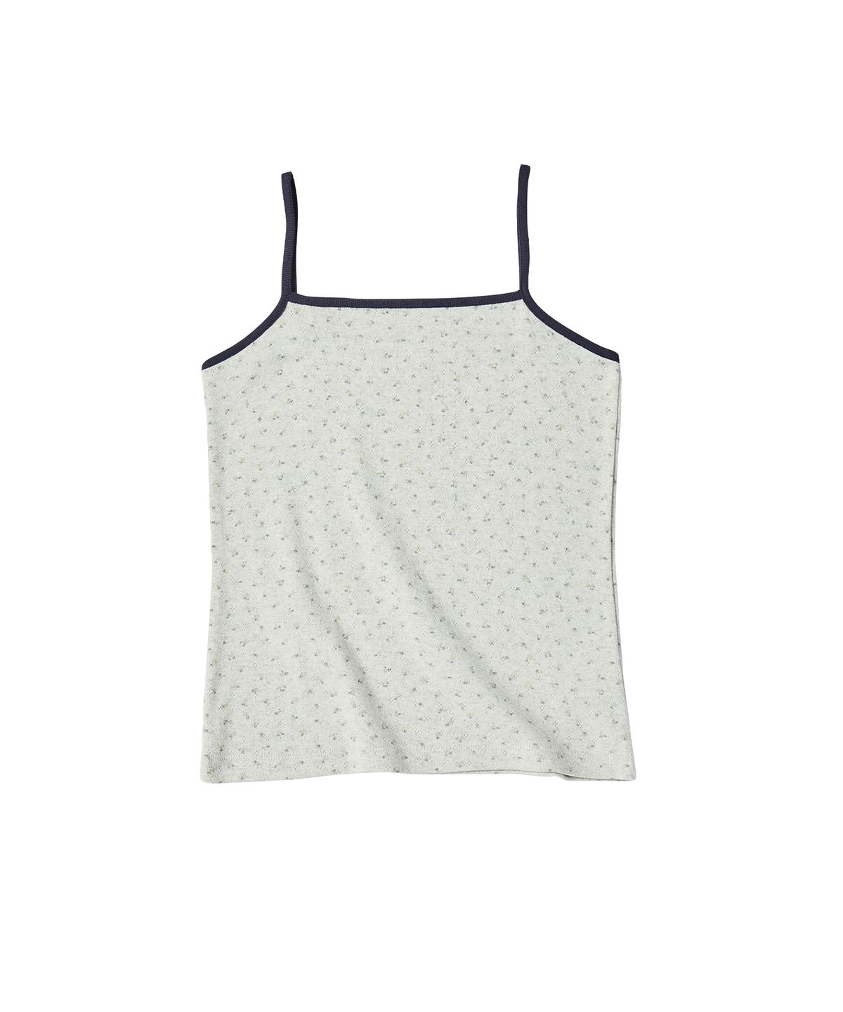 꼬모니노즈(COMONINOZ) W MINI FLOWER SLEEVELESS [OATMEAL]