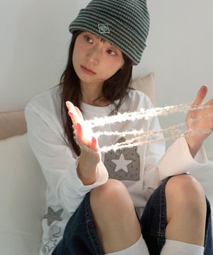 W HOME PIGMENT T-SHIRT [IVORY]