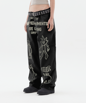 Painting Chino Pants_Black