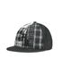 패치워크 데님 스냅백 (블랙)