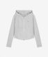 NBMDG2W322 / WOMEN 소프트프레쉬골지 후드 투웨이 집업 (LIGHT GRAY)