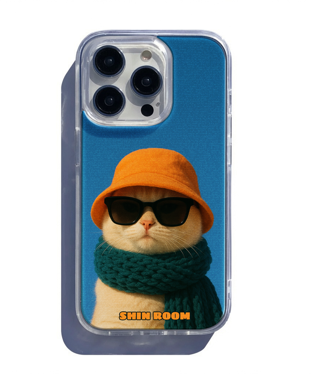 신룸(SHIN ROOM) [아이폰] Winter cat_style02 젤하드  폰케이스