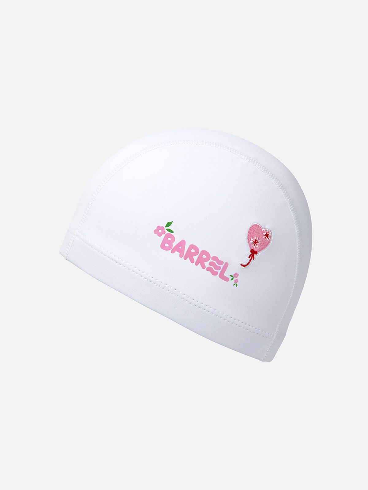 배럴(BARREL) 키즈 벌룬파티 엠보 스판 스윔 캡 화이트 (B6SKASC008WHT)