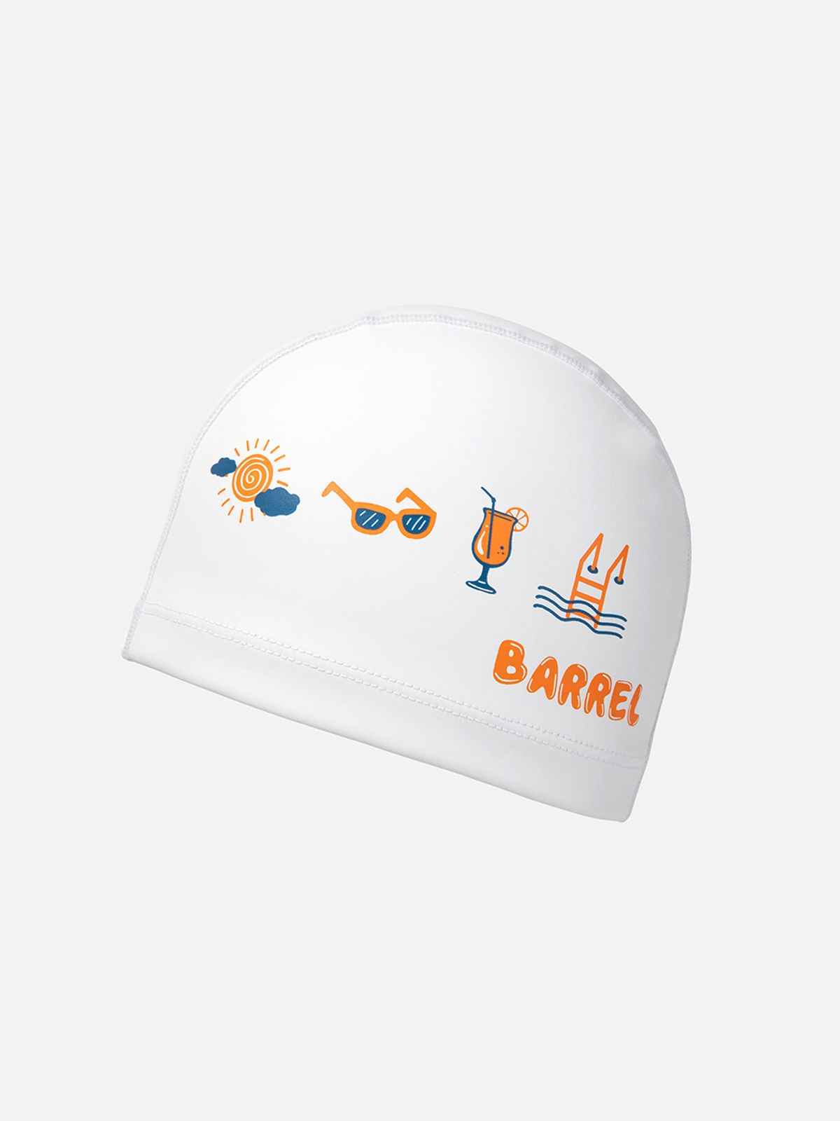 배럴(BARREL) 시에스타 실리콘 코팅 스윔 캡 화이트 (B6SUASC030WHT)