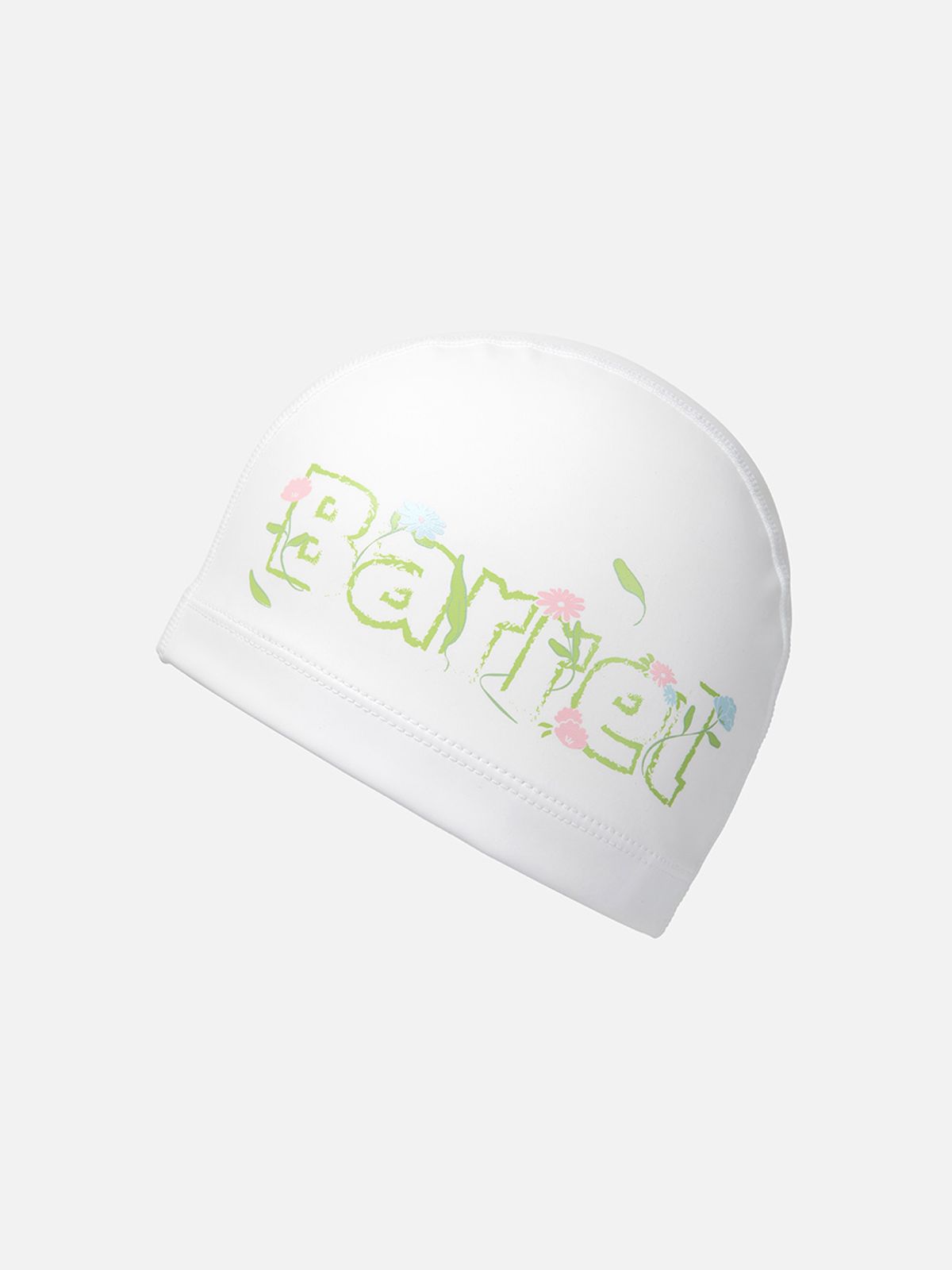 배럴(BARREL) 포레스트 로고 실리텍스 스윔 캡 화이트 (B6SUASC029WHT)