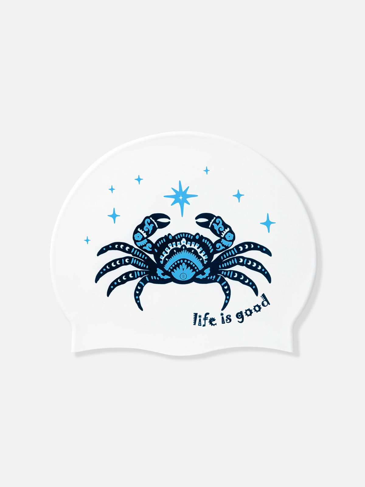 배럴(BARREL) 페이즐리 크랩 실리콘 스윔 캡 화이트 (B6SUASC023WHT)
