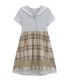 세일러 카라 체크 드레스 (그레이)