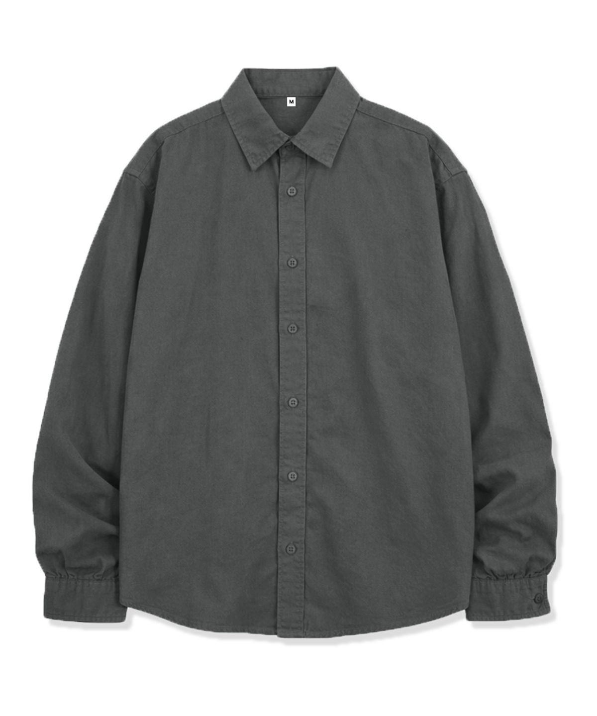 엔티이티(NTET) Pigment Soft Shirt (Ash charcoal)