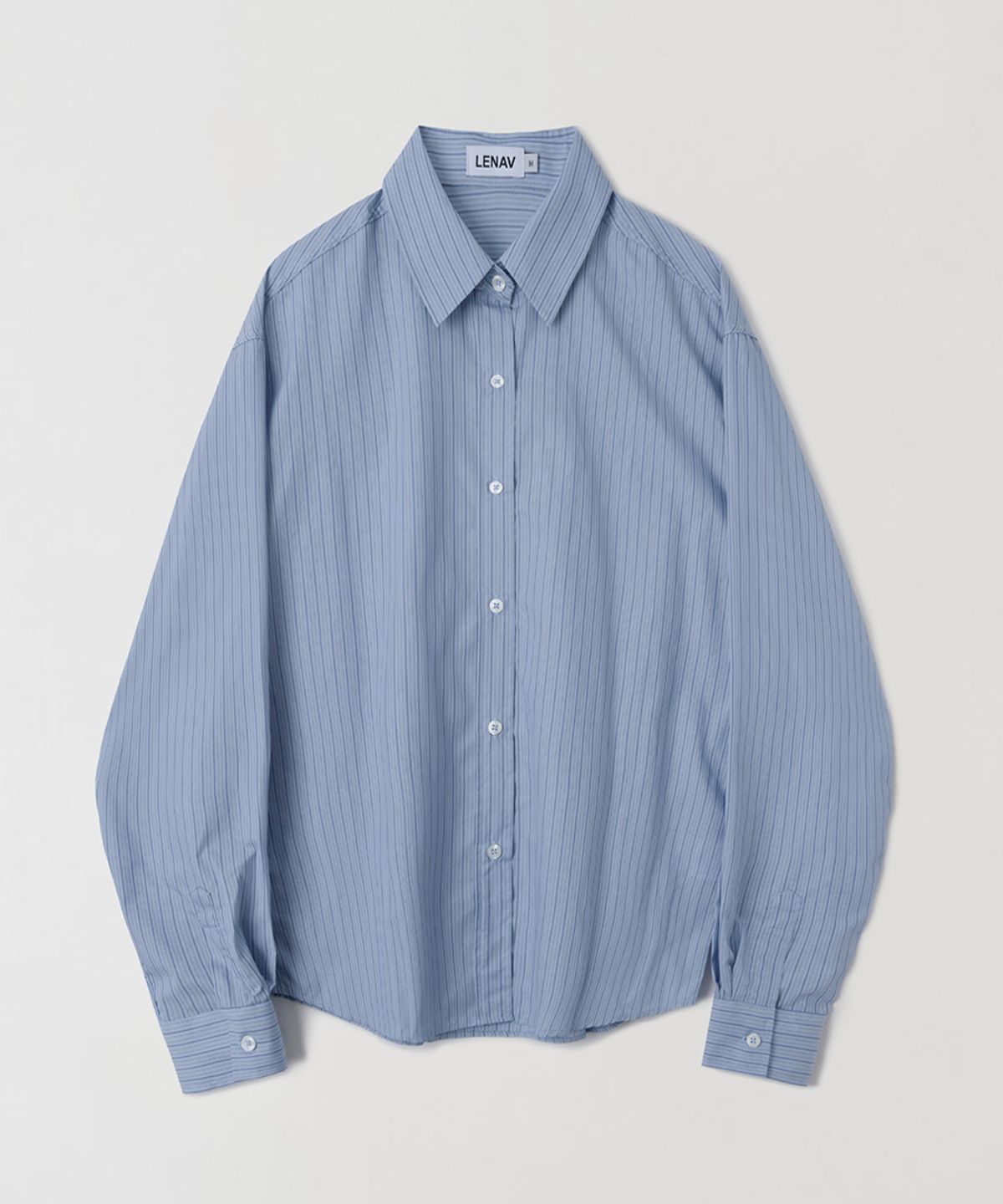 르나브(LENAV) esy stripe shirts (스틴 블루)