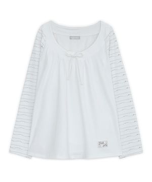 드로우 스트링 롱 슬리브 (아이보리)