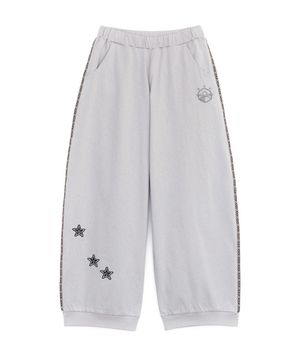 에스닉 라인 트랙 팬츠 (그레이)