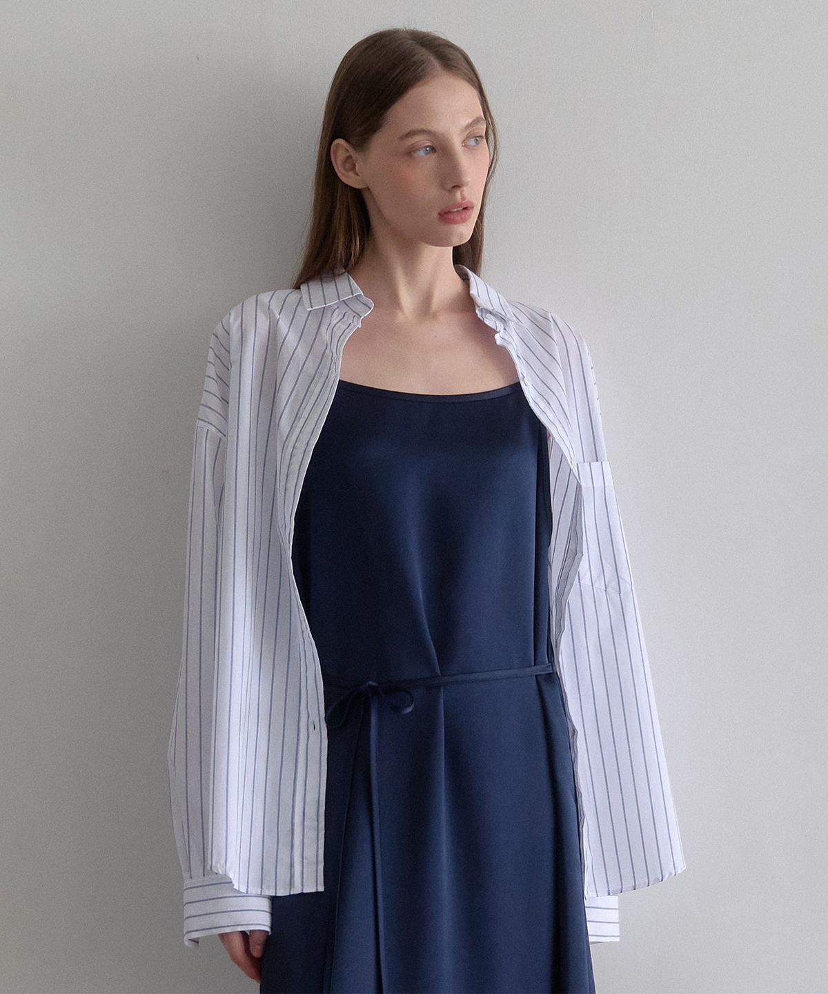 르나브(LENAV) Nire Stripe Shirt (블루)